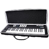 Hard Carry Travel Case - Hard Storage Travel Protective Carrying Bag | Compatible with Alesis V49 MKII USB MIDI Keyboard Controller