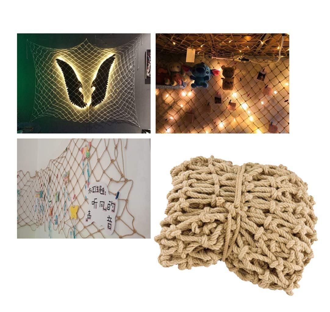 Rete Sicurezza Bambini - Corda Canapa Per Balconi, Scale E Aree Giochi, 1x2m - Foto 8