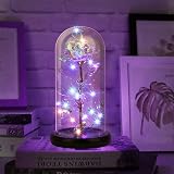 GARELF Eternal Rose Flower in Glass Dome - Romantic Gift for Her view 6