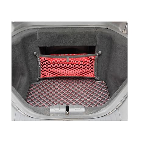 Topfit Front Trunk Cargo Net For Tesla Model S 2012 2015red