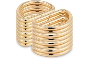 DEVPSISR 50pcs Metal D Ring Buckle for Purse Hardware Sewing Accessories Crafts Hand DIY