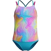 Speedo girls Swimsuit Two Piece Tankini Thin Strap