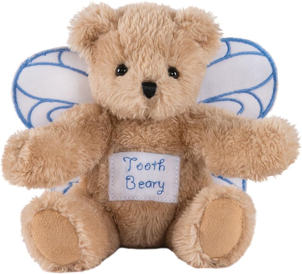 Vermont Teddy Bear Tooth Fairy Box - Tooth Fairy Pillow, 6 Inch