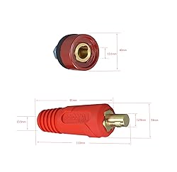 RIVERWELD TIG Welding Cable Panel Connector Plug
