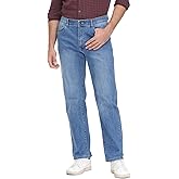 Soojun Men's Flex Waistband Relaxed Fit Straight Leg Jeans
