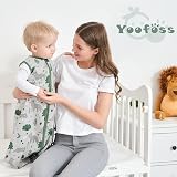 Yoofoss Baby Sleeping Bag 0.5 Tog 0-6M 3 Pack Organic Cotton Sleep Sack view 5