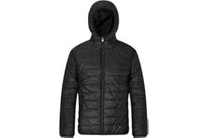 MADHERO Mens Packable Hooded Puffer Jacket Lightweight Water-Resistant Quilted Puffy Outerwear with Hood