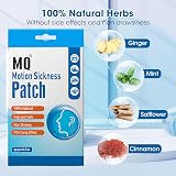 MQ Motion Sickness Patch 30 Count Box Brand MQ Travel Patch Behind Ear view 3