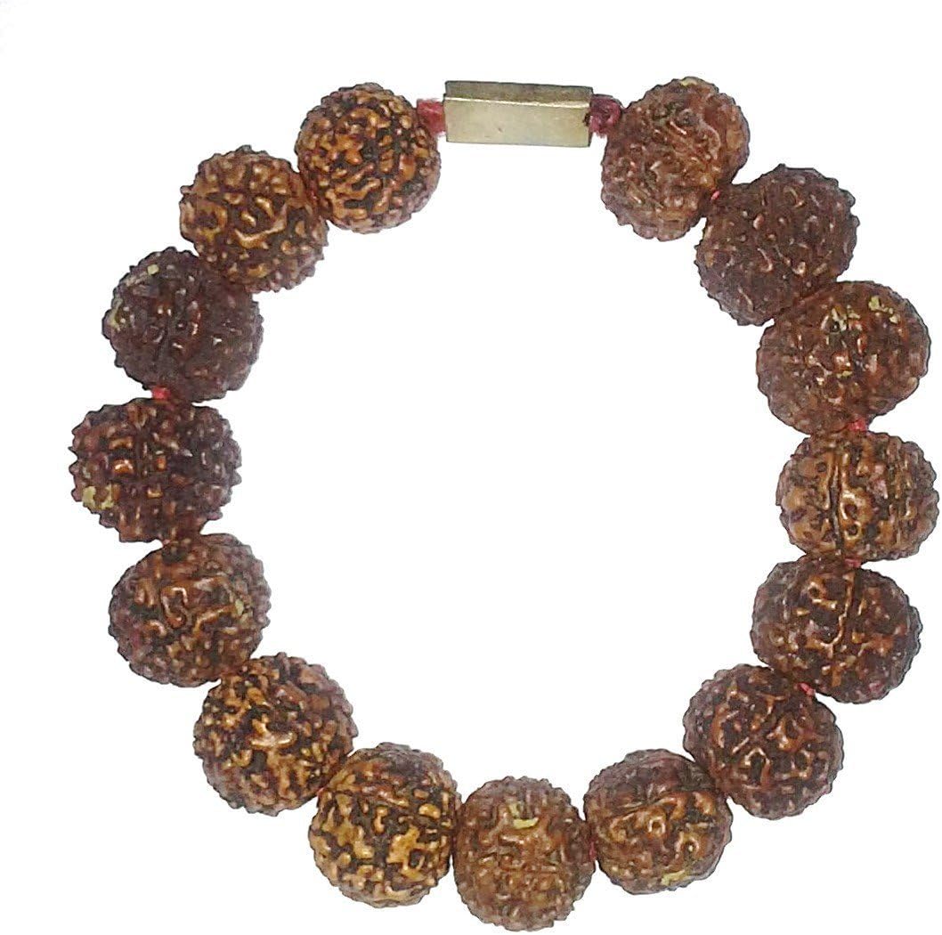 TheMindandBodyStore Original Seven Mukhi Rudraksha Bracelet Standard