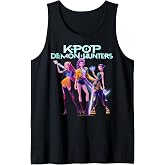 Kpop Demon Hunters Huntrix Heroic Poses Group Shot Tank Top