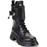 DKNY Women's Sava Lace Up Combat Boot