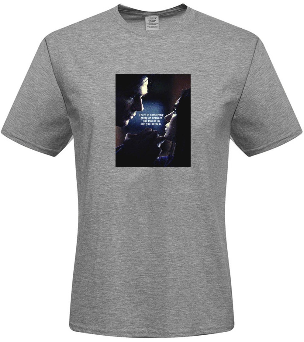 Steve KVKu Men's T-shirts - DIY The Vampire Diaries T-shirts,(White XXX-Large)