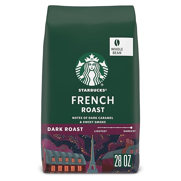STARBUCKS WHOLE BEAN COFFEE, DARK ROAST COFFEE, FRENCH...