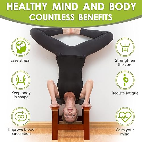 THUNDESK Yoga Inversion Bench, Headstand Prop, Upside Down