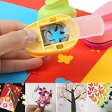 XUBX 4 Pcs Craft Punch Set Butterfly Star Heart Snowflake Embossing view 8