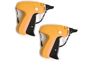 DESIRED TOOLS Tagging Gun Set (2 Pack) - Handheld Security and Pricing Label Tag Applicator for Boutiques, Family Yard Sales, Flea Markets & Warehouses - Standard Fastener Attachments