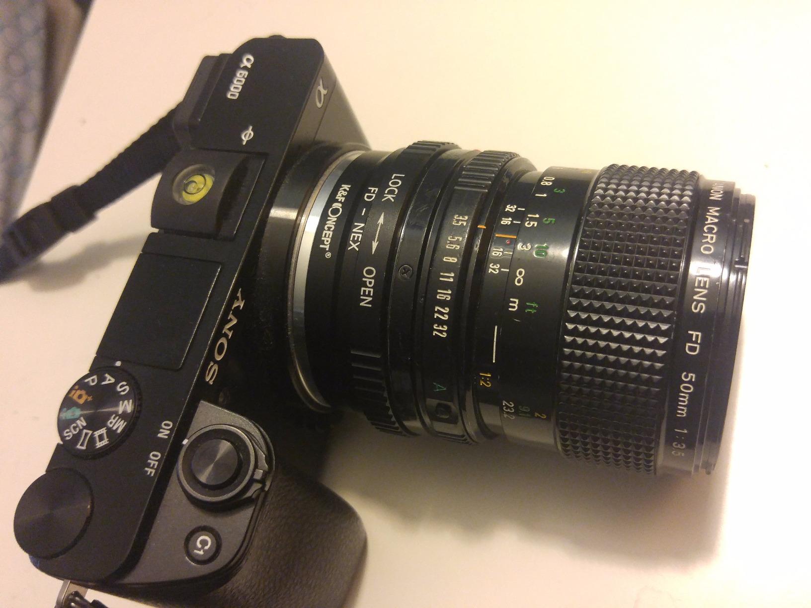 その他 SONY - muk FD-NEX P 丈夫な脚付きキャノンFD ソニーα Eマウント用マウントアダプター
