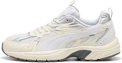 Unisex MILENIO TECH Sneaker, White-Warm White Silver, 43 EU