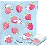 Northwest Sanrio Cinnamoroll, Berry Lovable, Silk Touch Throw 50 x 60 Inches Inches