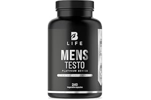 B LIFE COMPANY Testosterone Booster for Men - Mens Testo B Life 240 Capsules - Ultimate Male Performance Enhancement Supplement - Boost Drive, Endurance, Strength, Stamina & Achieve Lean Muscle Growth