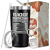 SpenMeta Teacher Appreciation Gifts for Men Male - Christmas Valentines Teachers Day Gifts Ideas for Teacher Women - 20oz Tumbler Cup