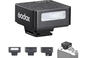 Godox iM20 Mini Flash On-Camera Speedlite with 5 Power Levels, 3s Recycle Time, 440 Full Power Flashes, Built-in Battery Repl