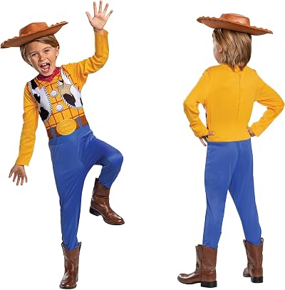 Disguise Disney Woody Costume Kids Includes Hat Toy Story World Book Day XS-S-M