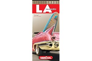 StreetSmart Los Angeles Map by VanDam — Laminated pocket size City Street & Freeway Map to Los Angeles, CA complete with all attractions, sights, museums, hotels, beaches, themeparks and shopping