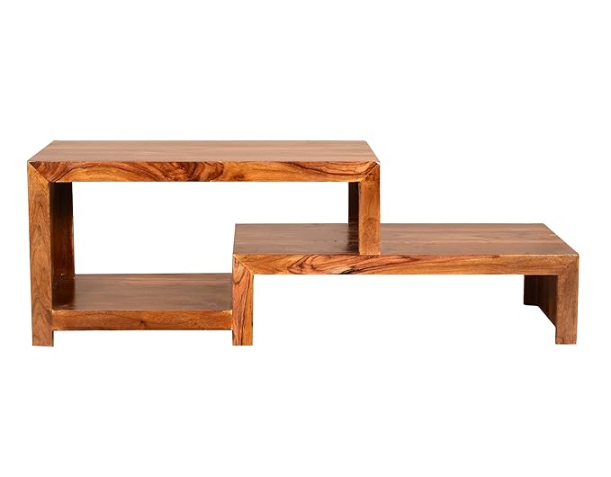 Ringabell Troika Solid Wood TV Unit (Brown)