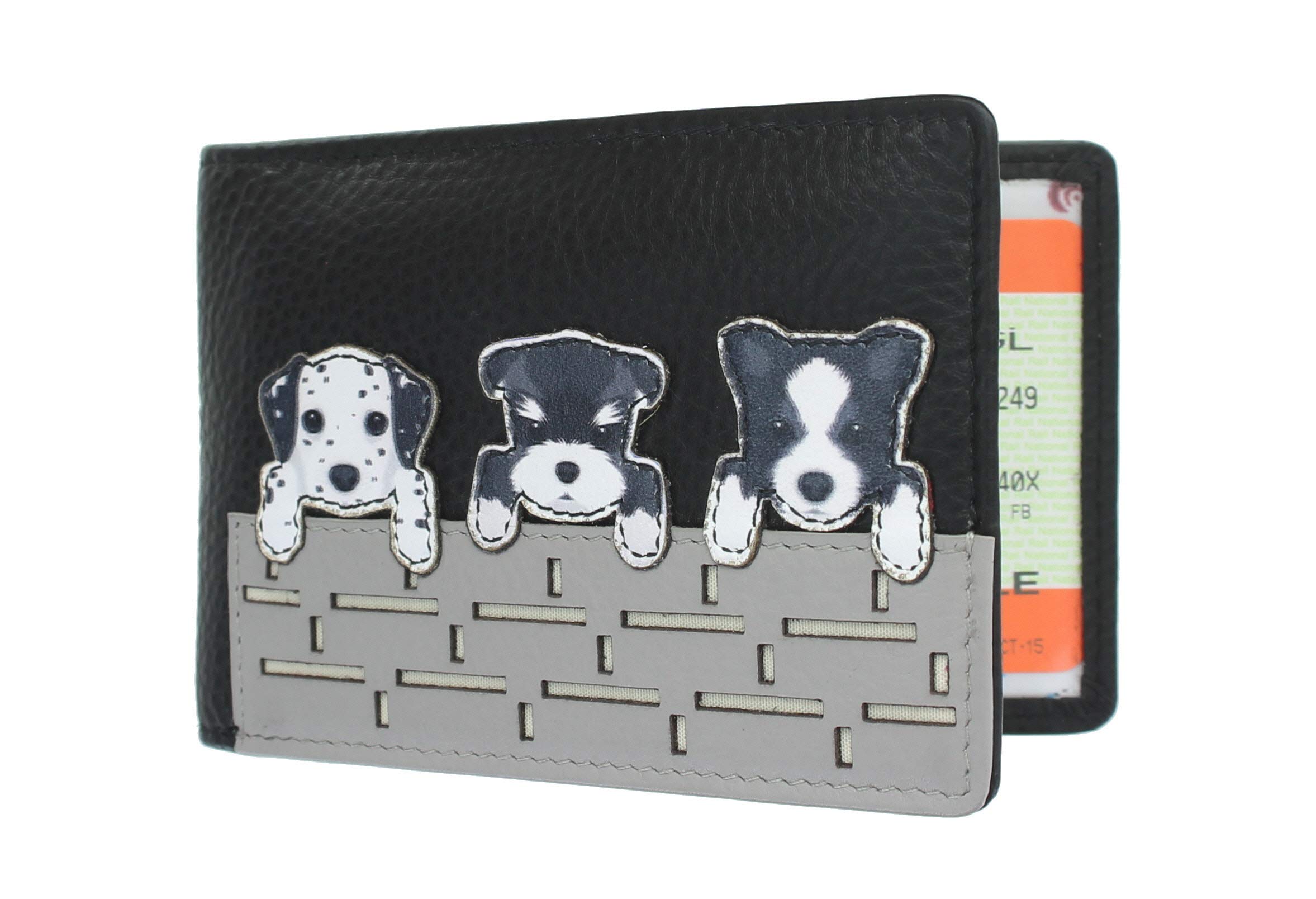 Mala Leather Best Friends Collection Travel Pass/Oyster Card Holder 631TC_65 Black