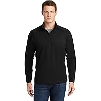 SPORT-TEK Unisex Quarter Zip Sweatshirt, Black, XS | Amazon.com