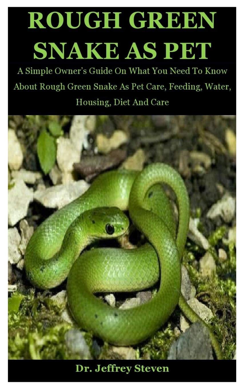 Rough Green Snake As Pet A Simple Owner S Guide On What You Need To Know About Rough Green Snake As Pet Care Feeding Water Housing Diet And Care Steven Dr Jeffrey 9798691574016