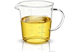 NCnnwovf 500ml/2 Cup Measuring Cups,Measuring Cup Liquid for Baking,Cooking,Prepping Kitchen Essentials