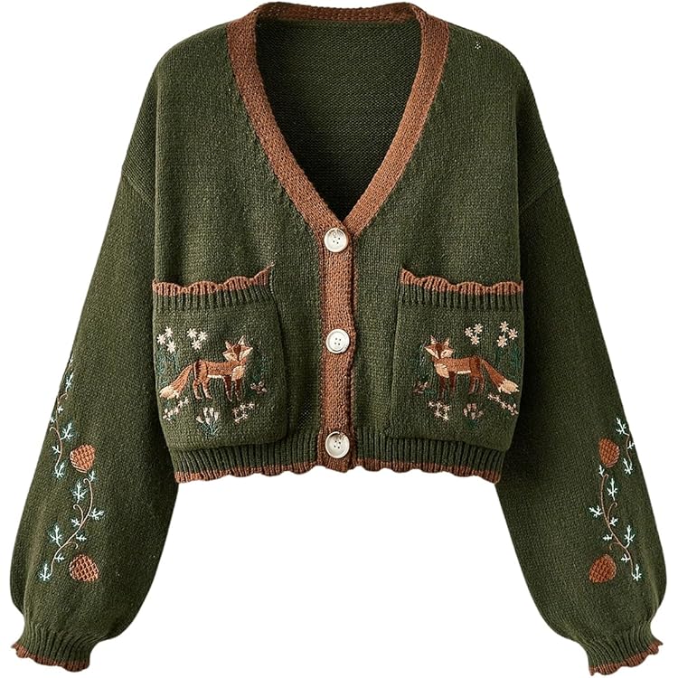 トップス FAKE AS FLOWERS KNIT CARDIGAN Hi 🌸 “Pink Roses Cardigan” Available now at link in bio