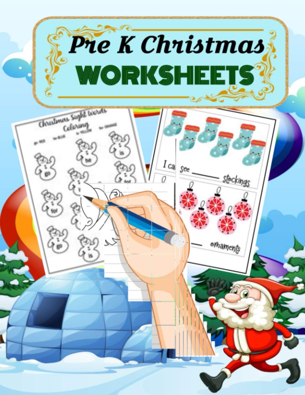 pre k christmas worksheets christmas counting activities for pre k and kindergarten learn and understand the numbers from 1 10 in a fun way xmas coloring pages for children and family organizing happy