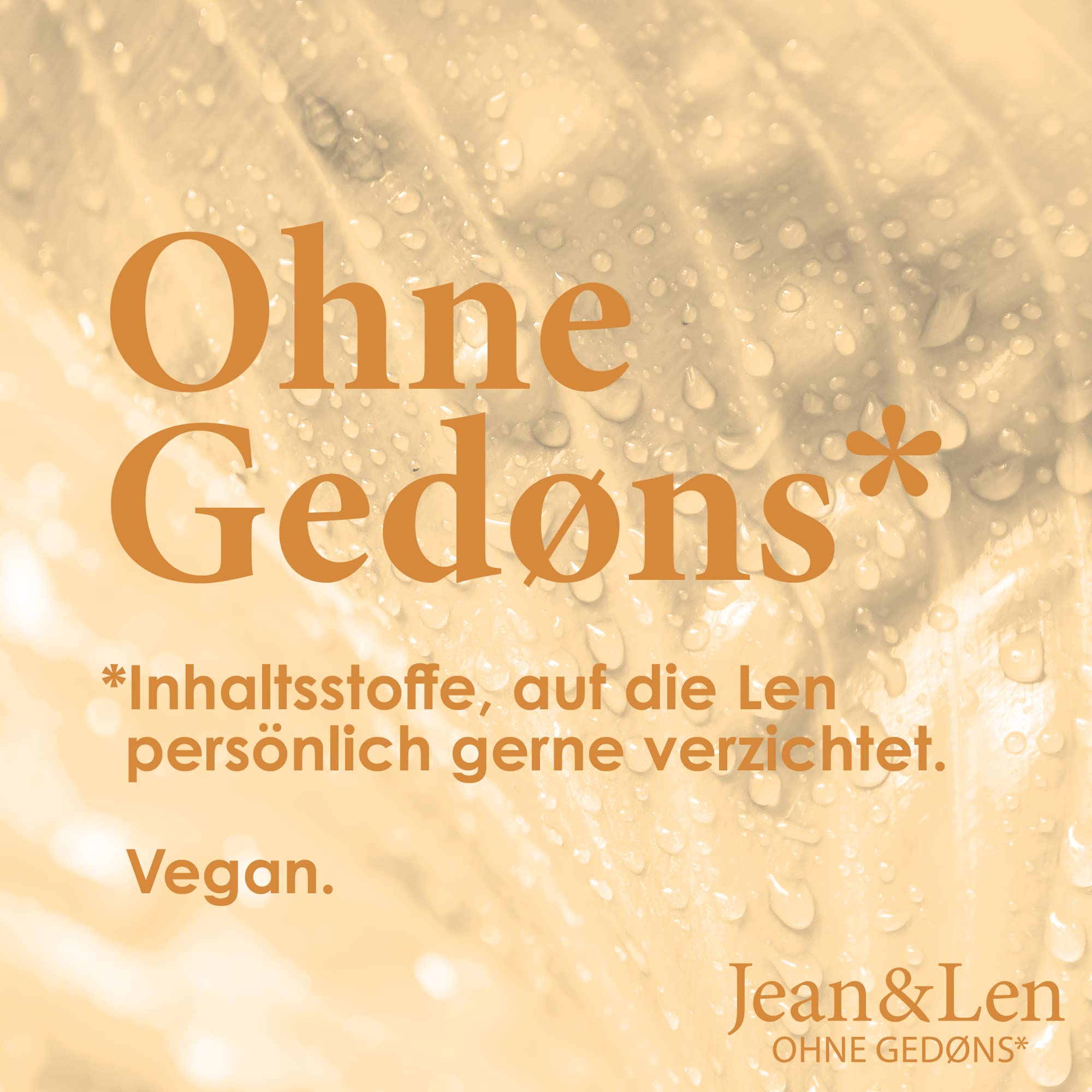 Jean & Len Handseife Blutorange & Vetiver, reinigt Hände sanft, Flüssigseife im Pumpspender für Reine und gepflegte Hände, fruchtig-holziger Duft, ohne Parabene & Silikone, vegan, 250 ml 2