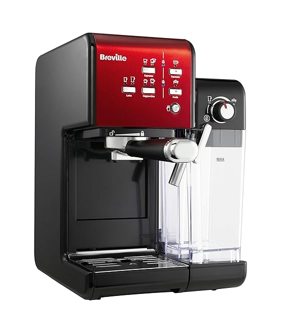 Breville PrimaLatte II Kaffee- und Espressomaschine VFC109X-01, 19 bar, für Kaffeepulver oder Pads geeignet, Integrierter aut