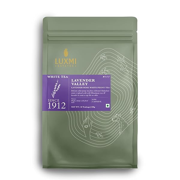 LUXMI ESTATES LAVENDER VALLEY ORGANIC LAVENDER TEA (50...