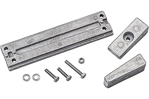 US Marine Products LLC Aluminum Anode Kit Fits Mercury and Mariner Outboards Includes Hardware Replaces Mercury 97-8M107547 Quicksilver 8M0107546A