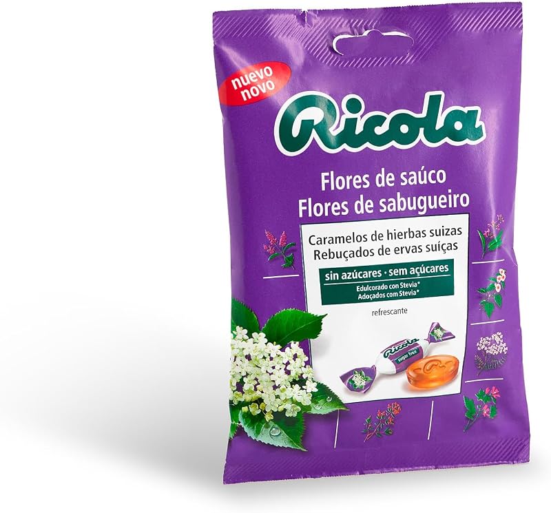 - Flor de Saúco, Caramelos Duros Sin Azúcar, 70 g