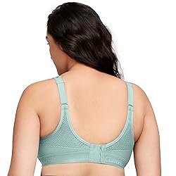 Full Figure Plus Size No-Sweat Mesh Sports Bra