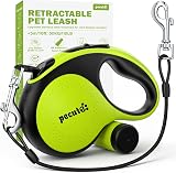 Pecute 5m Retractable Dog Leash - Chew-Proof Cable, Reflective & 50kg