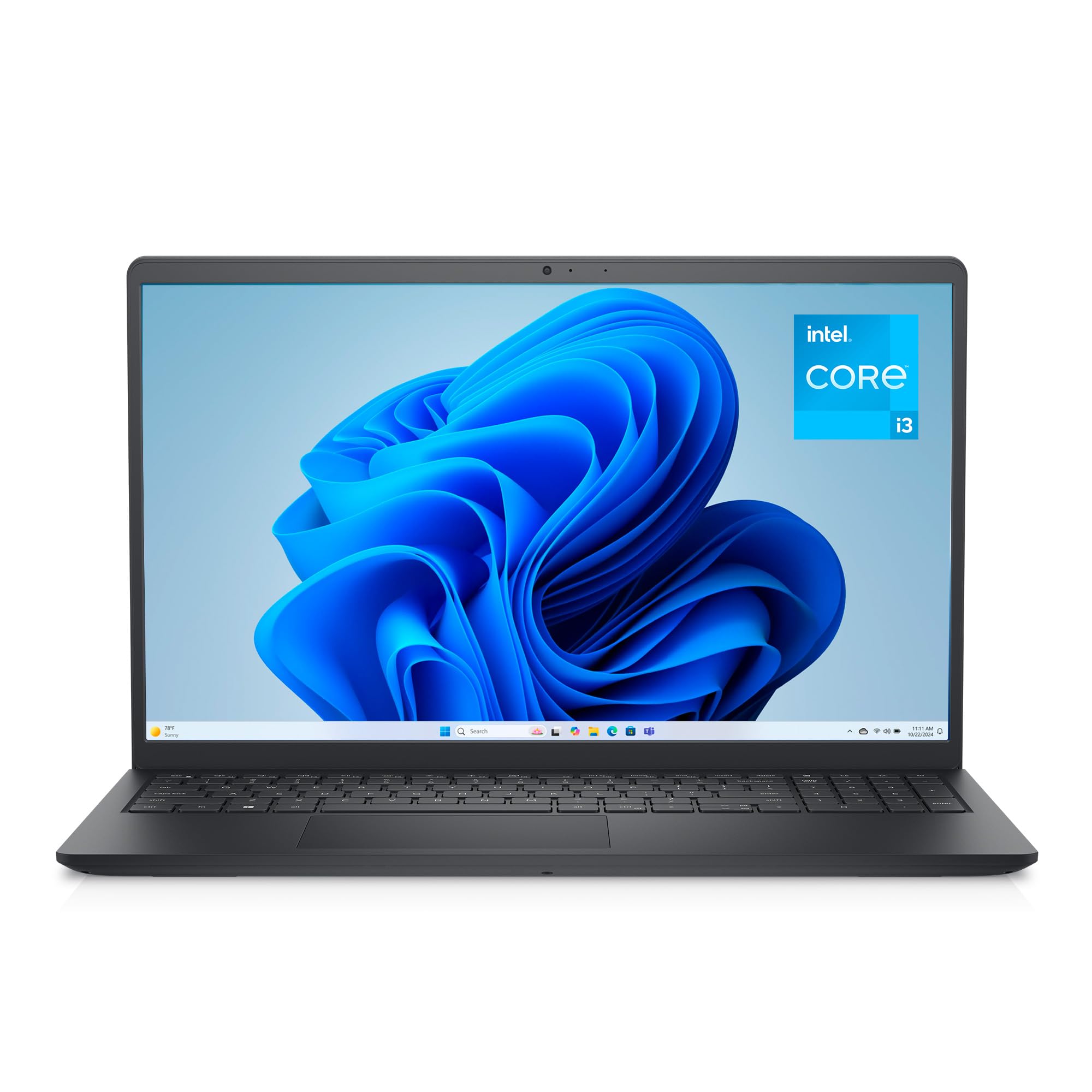 Photo 1 of Dell Inspiron 3530 Laptop - 15.6-inch FHD (1920x1080) Display, Intel Core i3-1305U Processor, 8GB DDR4 RAM, 512GB SSD, Intel UHD Graphics, Windows 11 Home, Onsite Service - Carbon Black