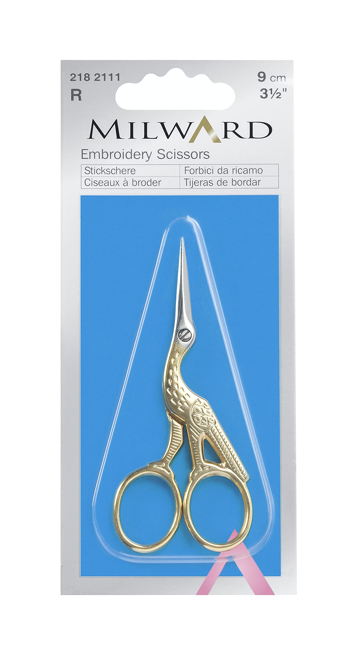 Milward 2182111 9 centimetres Stork Embroidery Scissors
