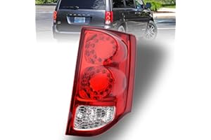 Nakuuly Tail Light Compatible With 2011-2020 Dodge Grand Caravan Right Passenger Side LED Taillight Rear Lamp Brake Signal As