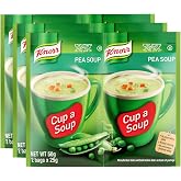 Knorr Pea Soup Mix 1.52oz (3x2 Packs for 6 Pouches Total)| Delicious, Warm, and Ready in Minutes!