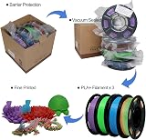 YOUSU 3D Filament Bundle Glow PLA 1.75mm Multicolor 250g x4 view 6