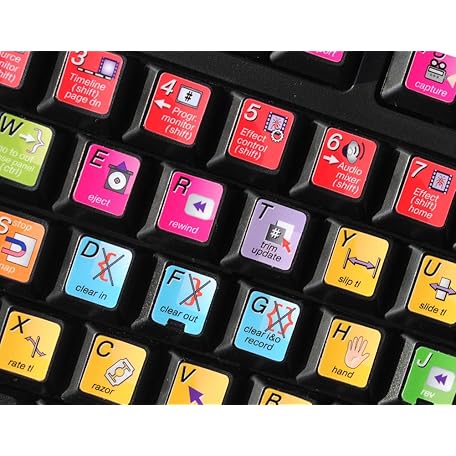 Mua Adobe Premiere Keyboard Stickers Laminated MATT New trên Amazon Mỹ ...
