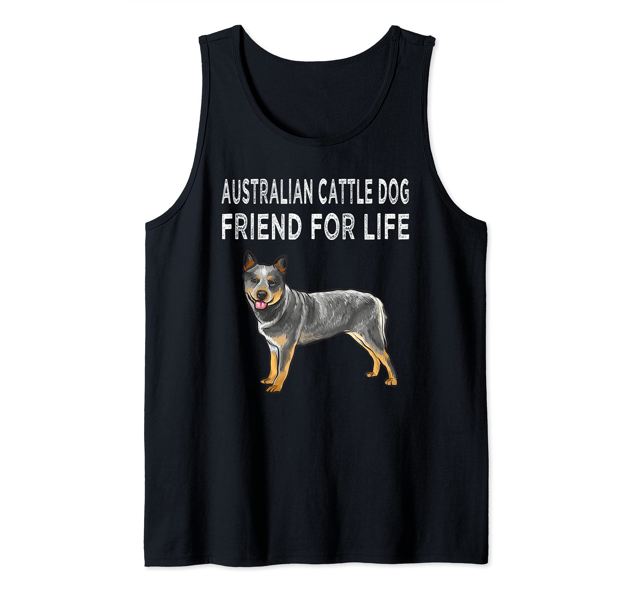 Australian Cattle Dog Friend For Life Dog Friendship Tank Top