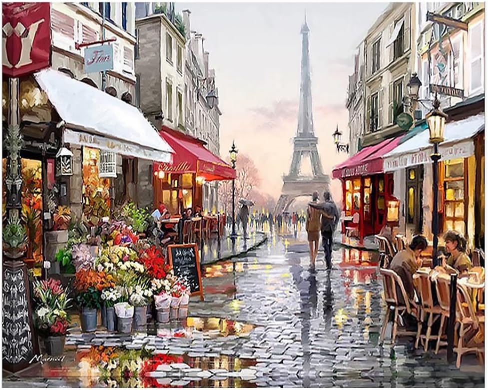 Painting By Numbers,Hica Diy Oil Painting Drawing On Canvas By Hand Animal Value-Gift Nooilpaint-Noframe Art Decorative painting Wall Pictures